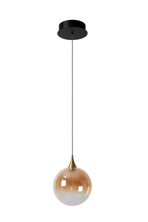 Lucide GISELA - Suspension - Ø 16 cm - LED Dim. - 1x5W 2700K - Ambre | Premium - éteint